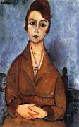 Amedeo Modigliani Young Lolotte painting